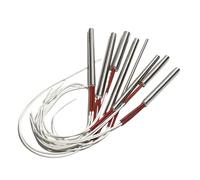 Xuro 5pcs Cartridge Heater Single Head Heating Tube 220V 6x120mm-9.5x120mm 220W-480W 304SS Pipe for Sealing Bags(220V 390W 9x140mm)