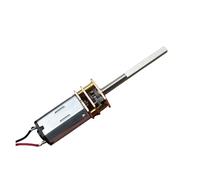 Xuro DC 3V-6V 5V 200RPM Micro Mini N30 N20 Gear Motor Full Metal Gearbox Gear Reduction Motor Long Shaft Ratio 50:1