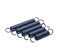 Xuro Open Hook Tension Spring Pullback Coil Extension Draught Wire Diameter 1/2/2.5mm Outer 10/12/20mm(180mm,12mm,1.0mm)