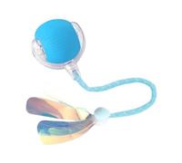 Xusdamyj Cat Toys The 3rd Generation Agile Moving Cat Ball with Elastic Mesh Tail Kitten Mental Exercise Toy