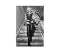 Xuseoua Kate Poster Moss Model Signed Vintage Cover Music Posters for Room Aesthetic Canvas Wall Art Bedroom Decor12x18inch(30x45cm)