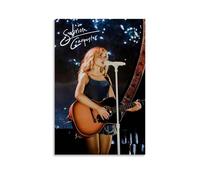 Xuseoua Sabrina Poster Carpenter Signed Live Vintage Cover Music Posters for Room Aesthetic Canvas Wall Art Bedroom Decor08x12inch(20x30cm)