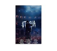 Xuseoua Travis Poster Scott Rapper Music Live Vintage Cover Music Posters for Room Aesthetic Canvas Wall Art Bedroom Decor12x18inch(30x45cm)