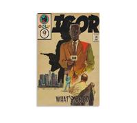 Xuseoua Tyler Poster The Creator Rapper Music Vintage Comics Igor Cover Music Posters for Room Aesthetic Canvas Wall Art Bedroom Decor12x18inch(30x45cm)