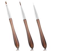 Xushengsheng 2 Pcs Manicure Brush Set Flower Pen Multipurpose Nail Art Brush