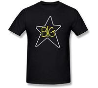 xushi Men's Big Star Symbol T Shirt Black S