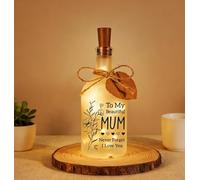 Xutanek Gifts for Mum, LED Bottle Decorative Light for Mum with Warm Message and Heart Tag, LED Light Up Bottle Gifts for Mum from Daughter Son, to My Beautiful Mum, for Birthdays & Chrismas