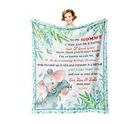 Xutapy New Mom Gifts for Women, Mom to be Blanket 60’’x50’’, First Time Mom Gifts Ideas, Best Gift for New Mom Mommy After Birth, New Pregnancy Gifts for Mom Throw Blanket, Gender Reveal Gifts