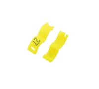 XUTCEKOUYR 40Pcs Parrot Foot Loop Bird Loop Leg For Recognition And Training Bird Loop Leg With Pet Bird Recognition Poultry Loop(Yellow,3mm)