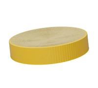 XUTCEKOUYR Cardboard Cat Scratch Pad - Durable Corrugated Material, Attractive Design, Easy Setup - Perfect for Scratching, Playing, and Lounging - Protects Your Furniture(Yellow,XL)