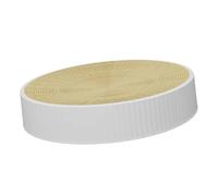 XUTCEKOUYR Cardboard Cat Scratch Pad - Durable Corrugated Material, Attractive Design, Easy Setup - Perfect for Scratching, Playing, and Lounging - Protects Your Furniture(WHITE,XL)