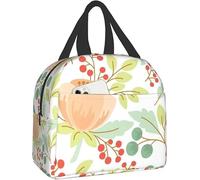 XUTCEKOUYR Flowers Pattern Lunch Bag Women Girls Insulated Lunchbox Portable Box Organizer Cooler Bags(8)