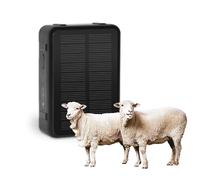 XUTNZA GPS Animal Tracker, Solar GPS Anti-lost Device for Cattle,Sheep and Horses, 9000mAh Capacity, 5-positioning and 5 Alarm Functions, Voice Monitoring, Multi-platform Query, Unlimited Range
