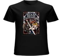 XUTSE Men's Round Neck T-Shirt Texas Hippie Coalition THC Heavy Metal Band Cotton Tops tee Hand wash Recommended Black S