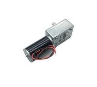 Xuulan High Torque Gear Motor 12V24V Permanent Magnet DC Motor, 24V GW31ZY Worm Gear Motor, Autonatic Dustbin Valve Electronic Door Lock Motor (Color : 24v Motor, Size : 27RPM)