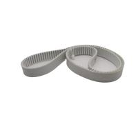 Xuulan White PU HTD5M 2505 5M Closed Loop Gear Timing Belt Length 2505mm Width 10mm 45mm 40mm Polyurethane Transmission Belt(Width 15mm)