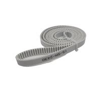 Xuulan White PU HTD5M 4100 5M Closed Loop Gear Timing Belt Length 4100mm Width 35mm 45mm 30mm Polyurethane Transmission Belt Connect The Timing Belt(Width 25mm)