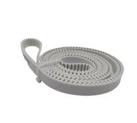 Xuulan White PU HTD5M 4220 5M Closed Loop Gear Timing Belt Length 4220mm Width 40mm 30mm 25mm Polyurethane Transmission Belt Connect The Timing Belt(Width 50mm)