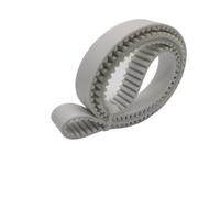 Xuulan White PU HTD5M 4260 5M Closed Loop Gear Timing Belt Length 4260mm Width 45mm 35mm 20mm Polyurethane Transmission Belt Connect The Timing Belt(Width 10mm)