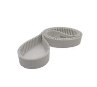 Xuulan White PU HTD5M 4860 5M Closed Loop Gear Timing Belt Length 4860mm Width 40mm 25mm 30mm Polyurethane Transmission Belt Connect The Timing Belt(Width 30mm)