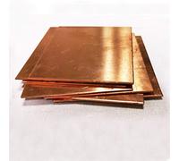 Xuulan Xianglaa-Small Metal plate Pure Copper Cu Metal 100 * 100mm,200 * 200mm, 300 * 300mm, 99.9% Copper Sheet T2 Copper Plate, Electrical Repairs (Color : 100x100x1mm)