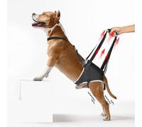 XUVIRA Dog Lift Harness for Large Dogs - Senior Dogs & Pets with Weak Legs, Upgraded Adjustable Hind Leg Sling Set, Black, Size L