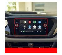 XUVODG GPS Navigator Film For VW For Taos For T-Cross 2021 2022 Car Radio GPS Navigation Interior Accessories Tempered Glass Screen Protector Film Dashboard Screen Film(GPS 8 inch)