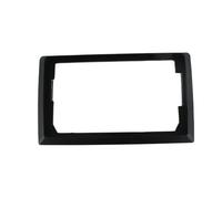 XUVODG Navigation Frame Dash Radio Bezel Car Center Console Radio Facia Frame 10 Inch To 9 BOX 2Din For Models DVD Universal Dashboard Android(Matte Black)