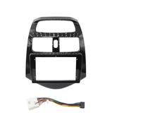 XUVODG Navigation Frame Dash Radio Bezel For Daewoo For Matiza Canbus Box Decoder 9 Inch Car Audio Big Screen Fascia Adapter 2Din Radio Dash Panel Kit(UV-Black Whole set-B)