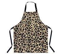 Xuwenz Apron for Women Men 003, Leopard Print, 31 X 27 Inch