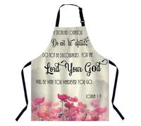 Xuwenz Apron for Women Men 005, Christian Bible Verses, 31 X 27 Inch