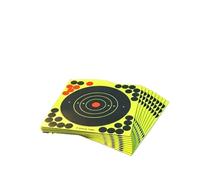 XUWEWI 100pcs 8x8inch Splatter Target Labels Self-Stick Marking Paper Sheets Outdoor Range Hunting Training Gear For Shooting Training