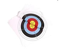 XUWEWI 12pcs 80 * 80/60 * 60/40 * 40cm Archery Target Paper Bow Hunting Kit Standard Full Ring Single Spot For Shooting Training(12pcs 40X40)