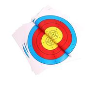 XUWEWI 12pcs 80 * 80/60 * 60/40 * 40cm Archery Target Paper Bow Hunting Kit Standard Full Ring Single Spot For Shooting Training(12pcs 40X40 Half)