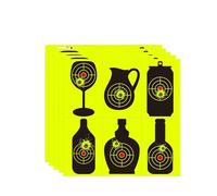 XUWEWI 20Pcs 8-Inch Self-Adhesive Splash Bullet Hole Target Paper, Aiming Practice For Shooting Training