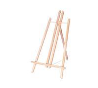 XUWEWI Art Easel Stand Wooden Easel For Painting 20cm 24cm 30cm 40cm 50cm Height Folding Desktop Display Triangle Bracket Art Supplies For Painting(25x50cm)