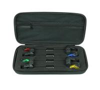XUWEWI Fishing Swingers 4pcs Fishing Bite Alarm With Light Swing Indicator Waterproof Carp Gear For Night With Case