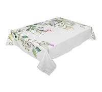 XUWEWI Watercolor Green Leaves Waterproof Tablecloth Wedding Party Rectangular Holiday Decor Table Cover For Weddings And Parties(Green 3,137x137cm Tablecloth)
