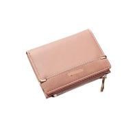 XUWEWI Women's Wallet Women Wallets Leather Female Purse Multi-Cards Holder Coin Short Wallets Slim Small Wallet Zipper Hasp for Outdoor(Brown)