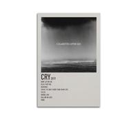 XUWSEWNE Cigarettes After Sex Album Cry Posters Vintage Wall Art Canvas Aesthetic Poster Music And Movies Decorative Painting for Living Room Bed Room 08x12inch(20x30cm) Unframe-style