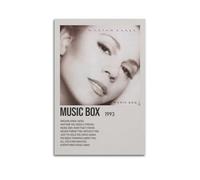 XUWSEWNE Music Box by Mariah Carey Posters Vintage Wall Art Canvas Aesthetic Poster Music And Movies Decorative Painting for Living Room Bed Room 12x18inch(30x45cm) Unframe-style
