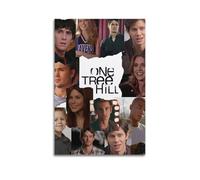 XUWSEWNE One Tree Hill（4） Posters Vintage Wall Art Canvas Aesthetic Poster Music And Movies Decorative Painting for Living Room Bed Room 08x12inch(20x30cm) Unframe-style