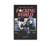 XUWSEWNE The End Of The Fucking World Posters Vintage Wall Art Canvas Aesthetic Poster Music And Movies Decorative Painting for Living Room Bed Room 08x12inch(20x30cm) Unframe-style