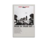 XUWSEWNE The Kooks Inside In Inside Out Posters Vintage Wall Art Canvas Aesthetic Poster Music And Movies Decorative Painting for Living Room Bed Room 08x12inch(20x30cm) Unframe-style