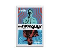 XUWSEWNE The Nice Guys Posters Vintage Wall Art Canvas Aesthetic Poster Music And Movies Decorative Painting for Living Room Bed Room 20x30inch(50x75cm) Unframe-style
