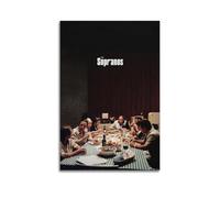 XUWSEWNE The Sopranos Posters Vintage Wall Art Canvas Aesthetic Poster Music And Movies Decorative Painting for Living Room Bed Room 12x18inch(30x45cm) Unframe-style