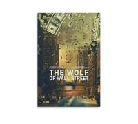 XUWSEWNE The Wolf Of Wall Street Posters Vintage Wall Art Canvas Aesthetic Poster Music And Movies Decorative Painting for Living Room Bed Room 24x36inch(60x90cm) Unframe-style