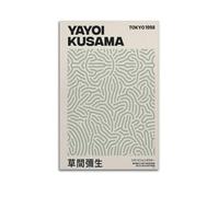 XUWSEWNE Yayoi Kusama Posters Vintage Wall Art Canvas Aesthetic Poster Music And Movies Decorative Painting for Living Room Bed Room 16x24inch(40x60cm) Unframe-style