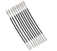 XUXHOU 10Pcs Violin Tailgut Cord 4/4-3/ Steel Wire Tailpiece Gut with Silicone Protection Non-Slip Screw for Violin Accessories String Instrument Parts Tail Rope Musical