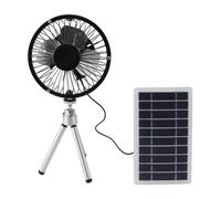 XUXHOU 10W Solar Panel Exhaust Fan, Monocrystalline Silicon Solar Powered Ventilator Fan Kit with Stand, for Pet House Chicken Coop RV Greenhouse
